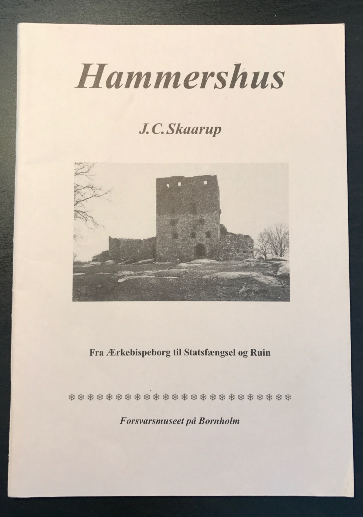 Hammershus- fra Ærkebispeborg til Statsfængsel og Ruin