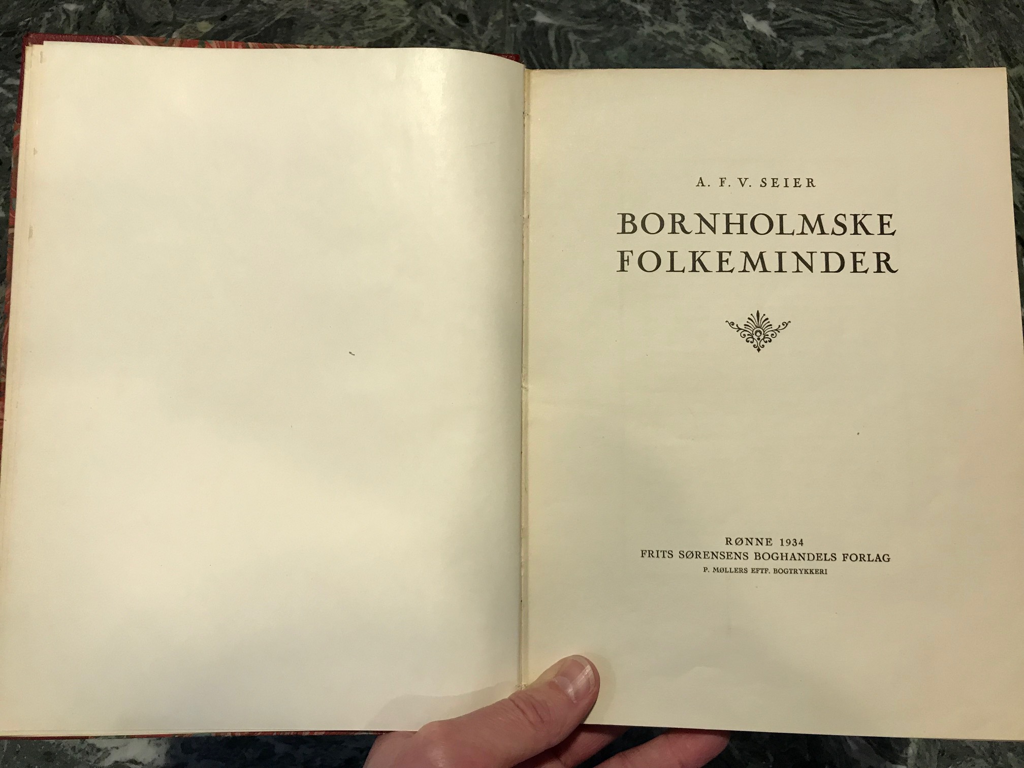 Bornholmske Folkeminder (1934)